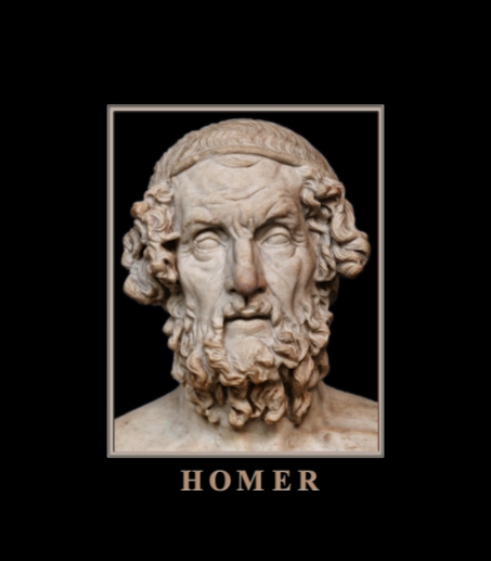 Marble bust of Homer, ca. 2nd - 1st c. BCE Roman copy from a now-lost Greek original. Source: Wikimedia Commons