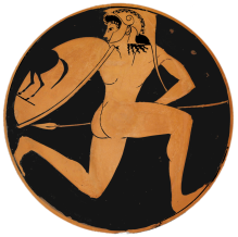 Attic Red-figure Kylix by the Colmar Painter, ca. 510 BCE. Source: Wikimedia Commons