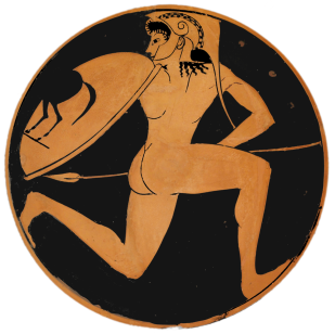 Attic Red-figure Kylix by the Colmar Painter, ca. 510 BCE. Source: Wikimedia Commons