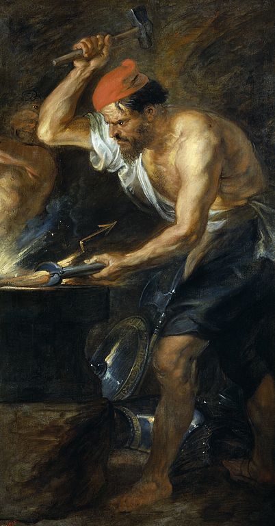Vulcan forging the rays of Jupiter, by Peter Paul Reubens, ca. 1636. Source: Wikimedia Commons