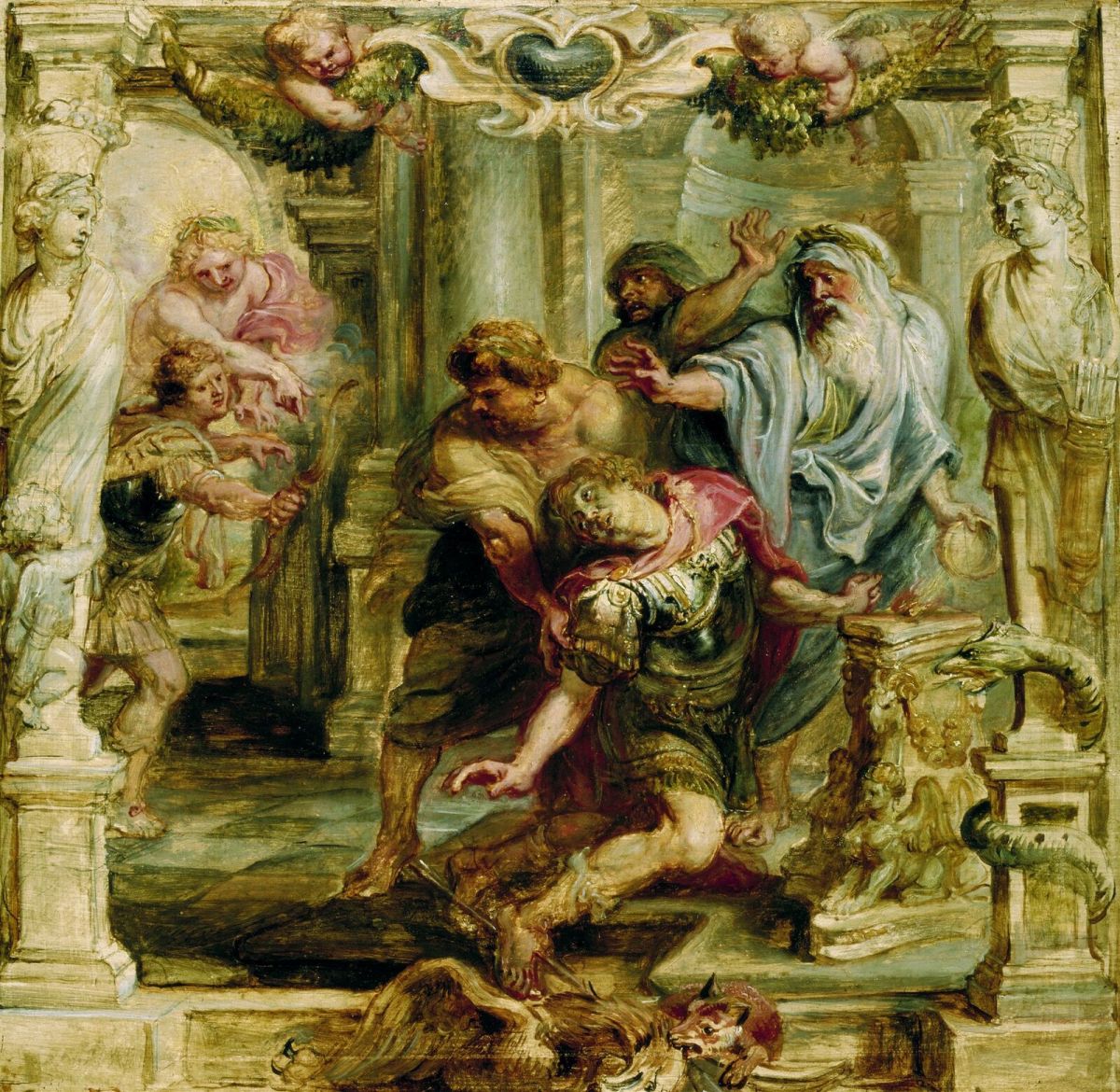 The Death of Achilles, by Peter Paul Rubens, ca. 1630. Source: Wikimedia Commons